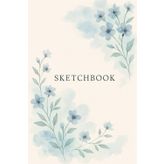 Watercolor flowers sketchbook