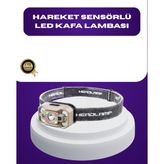 Wave Sensörlü LED Kafa Lambası Şarjlı ve Ayarlanabilir Işık