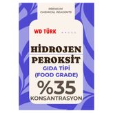 WD Türk 2 Adet Gıda Tipi Hidrojen Peroksit %35 100 ml