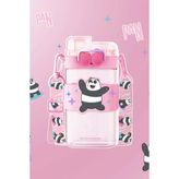 We Bare Bears Lisanslı Omuz Askılı Plastik Şişe (560ML) - Panda