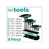 Weber Tools T Saplı 8 Parça Allen Seti