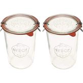 Weck Klasik Konserve Kavanozları, 750ml, 2'li Paket