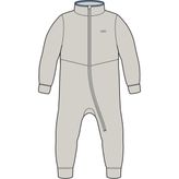 Wedze Bebek Kayak Tulumu - Gri - 500 Midwarm - 18 Ay