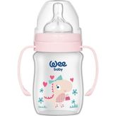 Wee Baby Klasik Plus Geniş Ağızlı Kulplu Pp Biberon 150ml - 150 ml - Desenli