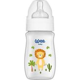 Wee Baby Safari Biberon 250 ml Turuncu Aslan