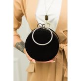 weem bag Elysara EB0155 | SÜET ZARİF BİLEZİK ABİYE ÇANTA