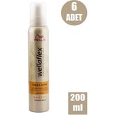 Wella Flex Curls Bukle Saç Köpüğü 200 ml 6 Adet