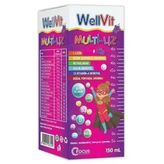 Wellvit Multi-Liz Lizin Üzüm Çekirdeği Beta Glukan 150 ml Sıvı