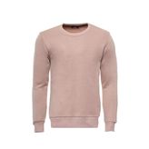 Wessi - Bej Desensiz Bisiklet Yaka Sweatshirt