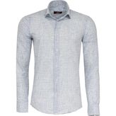 Wessi Buz Mavi Ekose Gömlek - 3XL