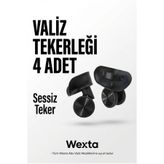 Wexta Valiz Tekerleği Çift Teker 01 4 Adet