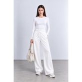 WHITE DESIGN oysho kumaş eşofman altı