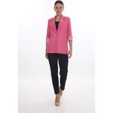 White Diamond Double Kol Detaylı Ceket 38 - Pembe