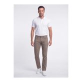 White Stone Bej Regular Fit Erkek Chino Pantolon