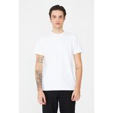 White Stone Beyaz Basic Bisiklet Yaka Erkek T-Shirt