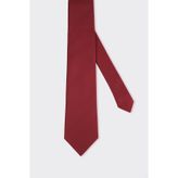 White Stone Bordo Dupont Kumaş Düz Kravat