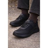Wickers 3021 Erkek Rahat Sneaker - Siyah