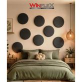 Winflex 50X50 Cm Daire Kumaş Kaplı Akustik Panel(1 Adet)