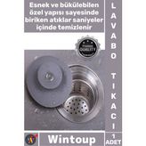 Wintoup #lavabotıkacı Mutfak Banyo Süzgeci Tıkanıklık Önleyici Esnek Silikon Saç Tahliye Lavabo Küvet Tıkacı - Çok Renkli - Tek Ebat