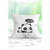 WixelArt Uykucu Panda Baskılı Yastık