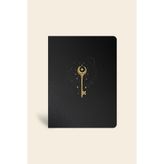 Wizard Ciltli Deri Defter Çizgili Key 13x18 cm