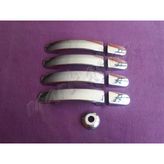 Woc Chrome Ford Tourneo Custom Krom Kapı Kolu 2012-2023 4 Kapı 9 Parça Paslanmaz Çelik