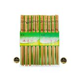 Wolawood Chopstick 20'Li Çin, Japonya, Kore, Vietnam El Yapımı Doğal Bambu Ahşap Yemek Çubukları Seti