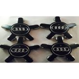 Wolcar Audi Jant Göbek Arma Audi ( Siyah) A4