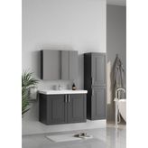 Wons Londra 80 cm Antrasit Banyo Dolabı