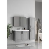 Wons Londra 80 cm Kül Gri Banyo Dolabı