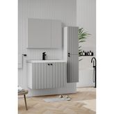 Wons Paris 80 cm Kül Gri Banyo Dolabı