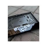 WOODDOOM Altın Elbiseli Adam Motor Plakalık