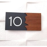 Wooden Serisi Pleksi Kapı Numarası (497986283)