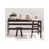 Woodesk Luz Ahşap Çalışma Masası, Ceviz Renk
