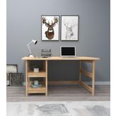 Woodface Cıty Doğal Ahşap Çalışma Masası