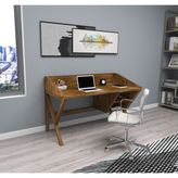 Woodface Snow Doğal Ahşap Ceviz Çalışma Masası