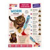 WORM (hışırtılı,çıngıraklı,MATATABİ li,pelüş oyuncak)