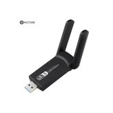 WOTOBE WiFi 5 USB Adaptörü, 1300Mbps, 2.4/5 GHz, USB 3.0, Windows/Mac/Linux Uyumlu