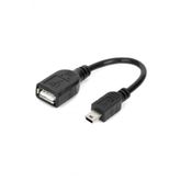 Wozlo 5 Pin Mini Usb Erkek To Usb Dişi - Otg Kablo