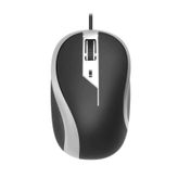 Wozlo Ergonomik 1000 DPI Kablolu Optik Mouse siyah