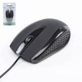 WOZLO Ergonomik USB Optik Kablolu Mouse 1000 DPI - Siyah