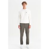 WRANGLER WM01200001UU Haki Erkek Liyosel Kumaş Slim Fit Chino Beli Lastikli Pantolon