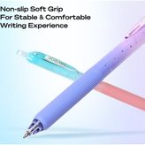 Wrıtech W-0163 Soft Grıp Nebula Mavi Jel Kalem - 96'Lı Stand
