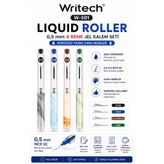 Writech W-501 Liquid Roller 0,5 mm 4 Renk Jel Kalem Seti