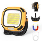 WS-582 LED Çalışma Feneri, 3500 Lümen, Powerbank Özellikli, Mıknatıslı, USB Şarjlı, Tripod Bağlantılı, Taşınabilir Aydınlatma Kamp, Avcılık, Acil Durum