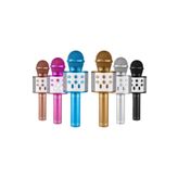 WS-858 Siyah Bluetooth Karaoke Mikrofon