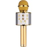 Wster WS-858 Gold Bluetooth Karaoke Mikrofon Yüksek Ses Kalitesi ile Profesyonel Kullanım İçin Tasarlandı