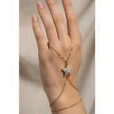X-lady Accessories Altın Renk Yıldız Çelik Şahmeran - 3527
