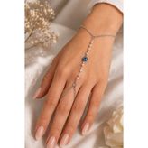X-Lady Accessories Gümüş Renk Göz Nazar İnci Çelik Şahmeran - 3909