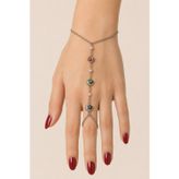 X-Lady Accessories Gümüş Renk Sıralı Ay Yıldız Çelik Şahmeran - 3902